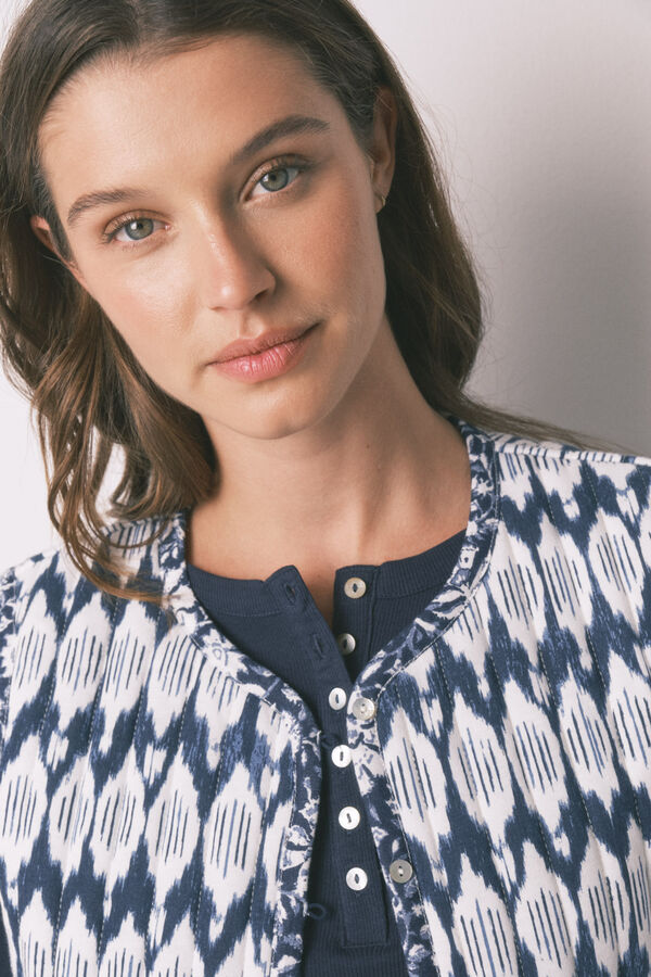 Women'secret Chaleco acolchado estampado boho estampado