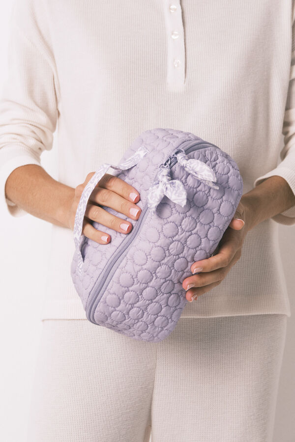 Women'secret Acolchado mediano de neceser lila morado/lila