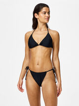 Pieces Panty de bikini brasile&ntilde;o cortina negro