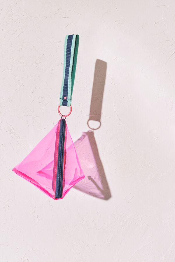 Women'secret Bolsa triangular rosa rosa