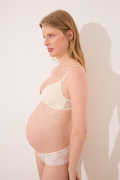 Womensecret Brasier de encaje blanco LOVELY ' premamá ' marfil