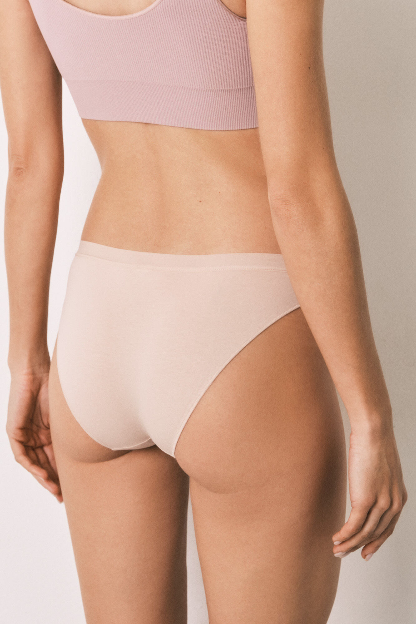 Women'secret Pack 7 panties cl&aacute;sicas de algod&oacute;n lisas neutras