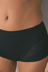 Women'secret Panty reductora alta negra negro