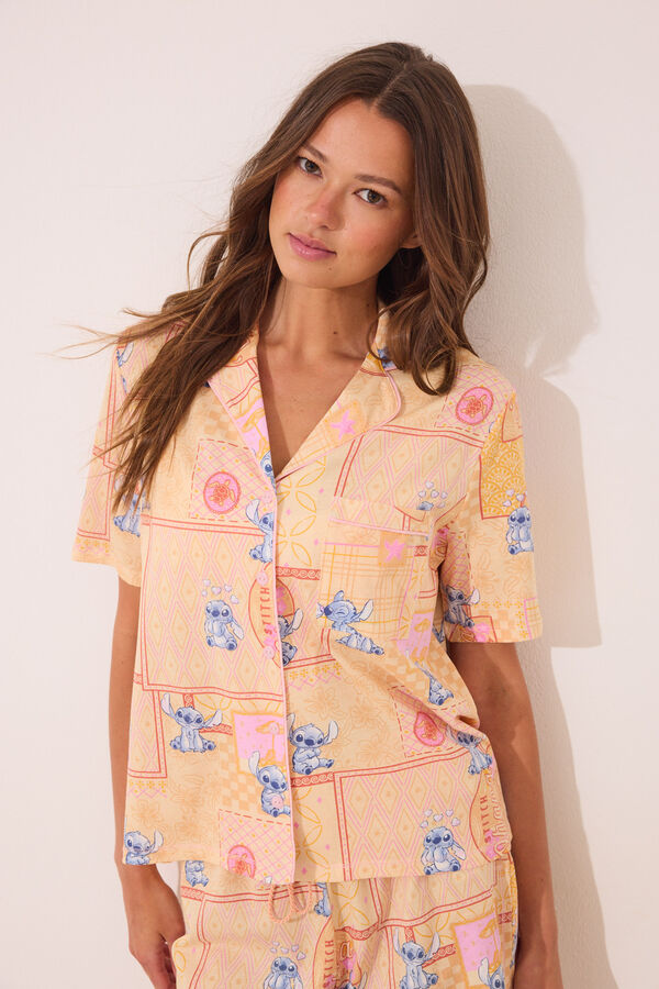 Womensecret Pijama corta de Lilo y Stitch  estampado