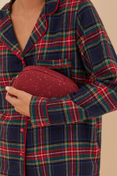 Womensecret Neceser pequeño rojo estrellas rojo