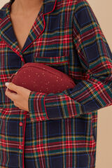 Womensecret Neceser pequeño rojo estrellas rojo