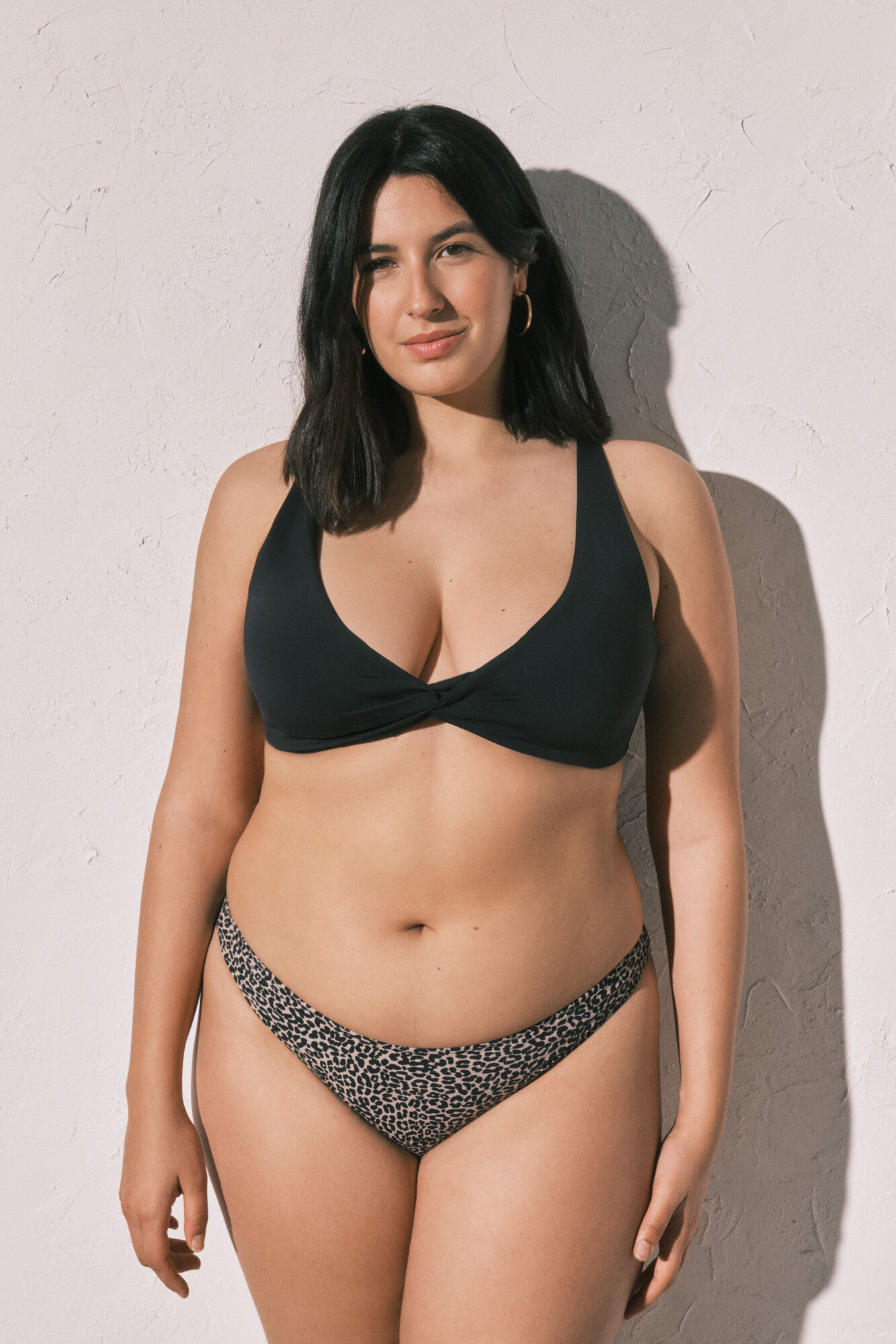 Women'secret Top bikini halter de capacidad negro