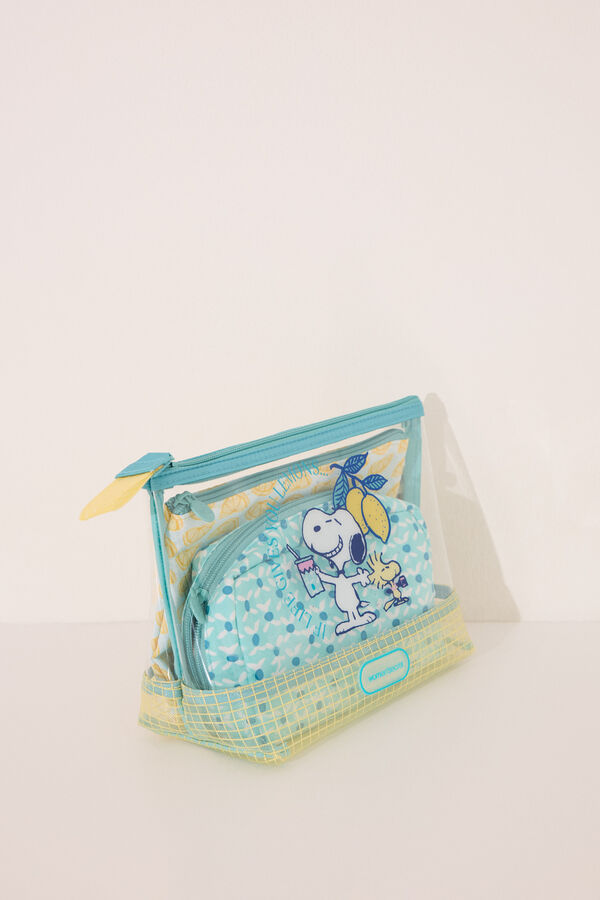 Womensecret Neceser multicolor de Snoopy estampado