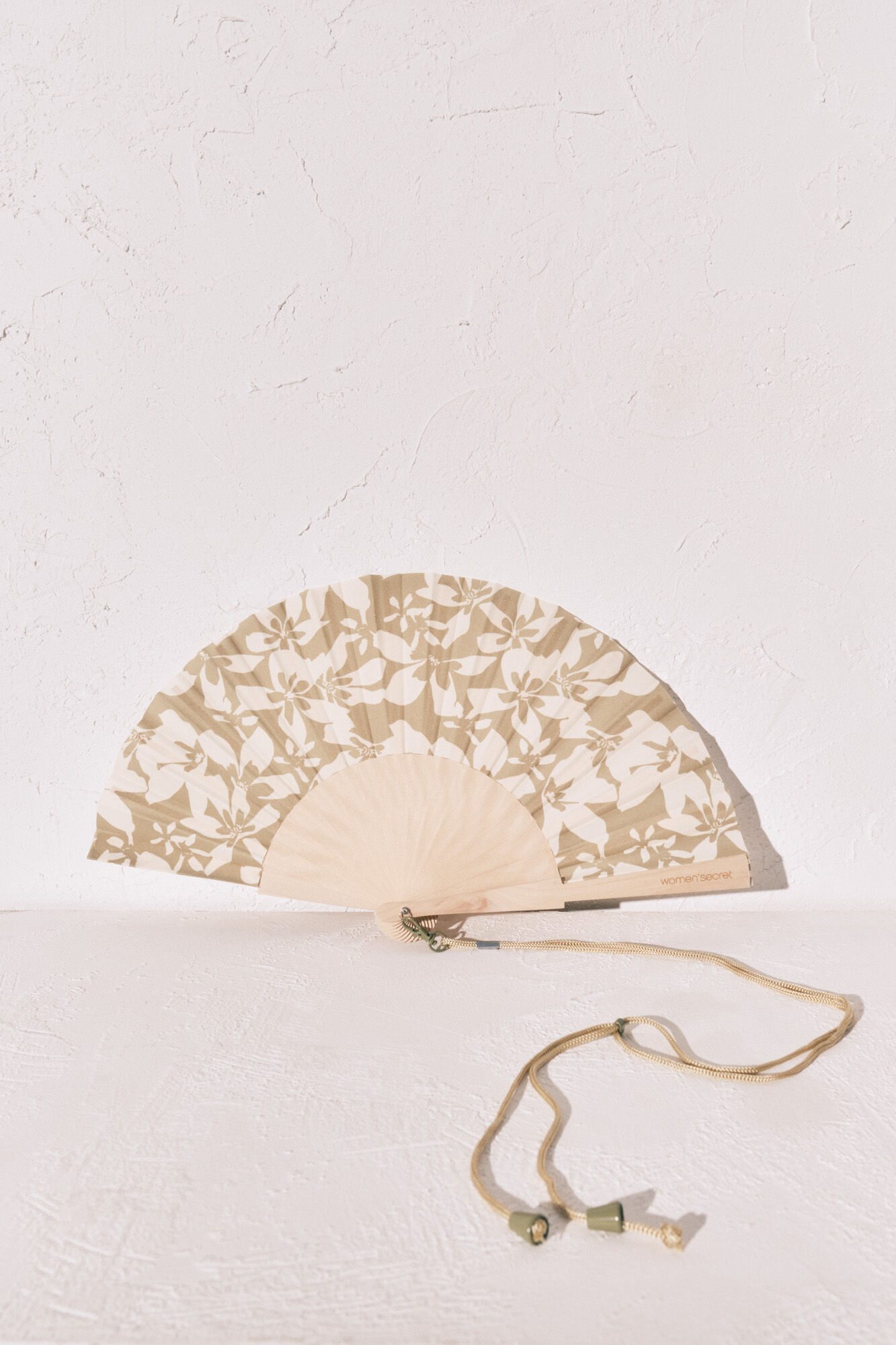 Women'secret Abanico estampado floral verde