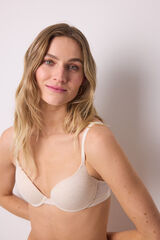 Womensecret Brasier push up GORGEOUS algodón marfil marfil