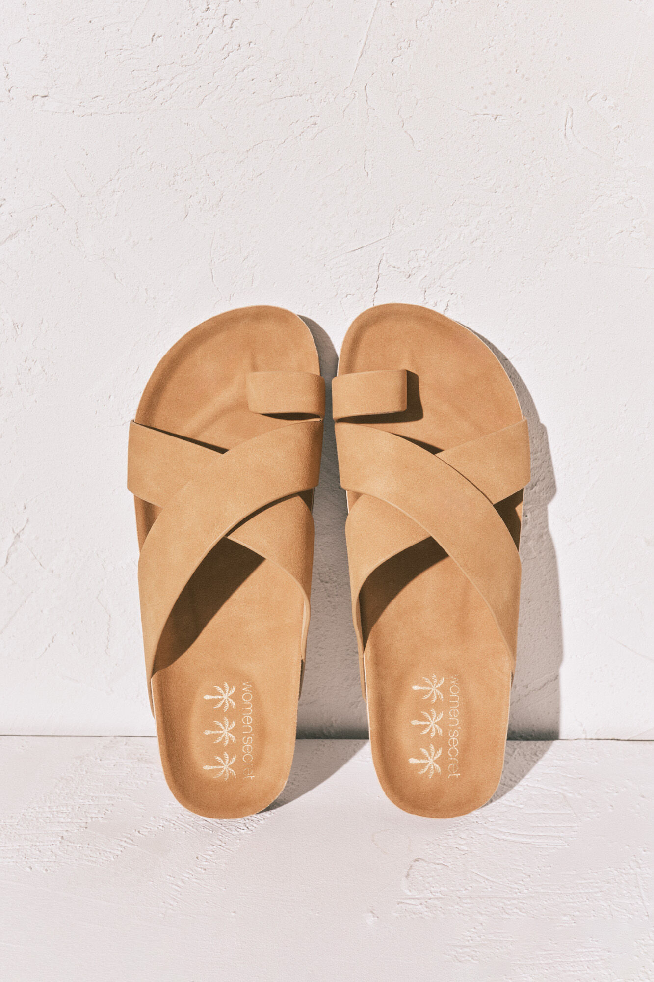 Women'secret Sandalias bio de tiras cruzadas arena