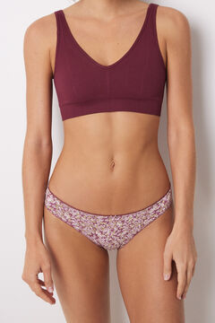 Womensecret Pack 7 panties clásicos algodón lisos y estampados estampado