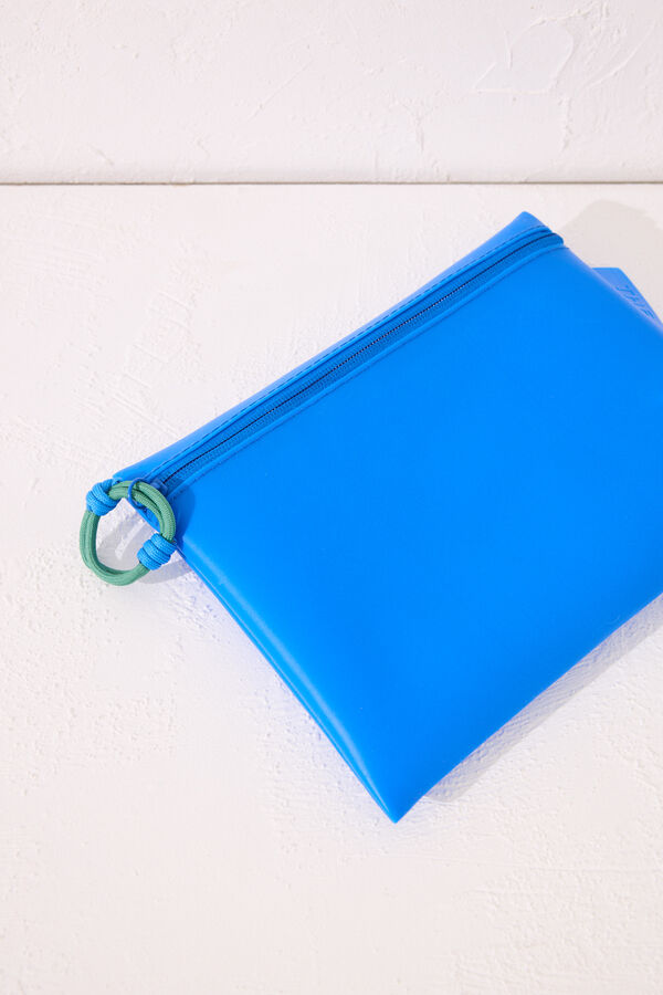 Womensecret Bolsa de traje de baño bikini impermeable azul azul