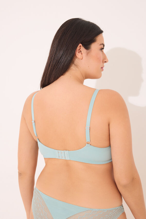 Womensecret BEAUTIFUL brasier clásica con relleno en color azul claro azul