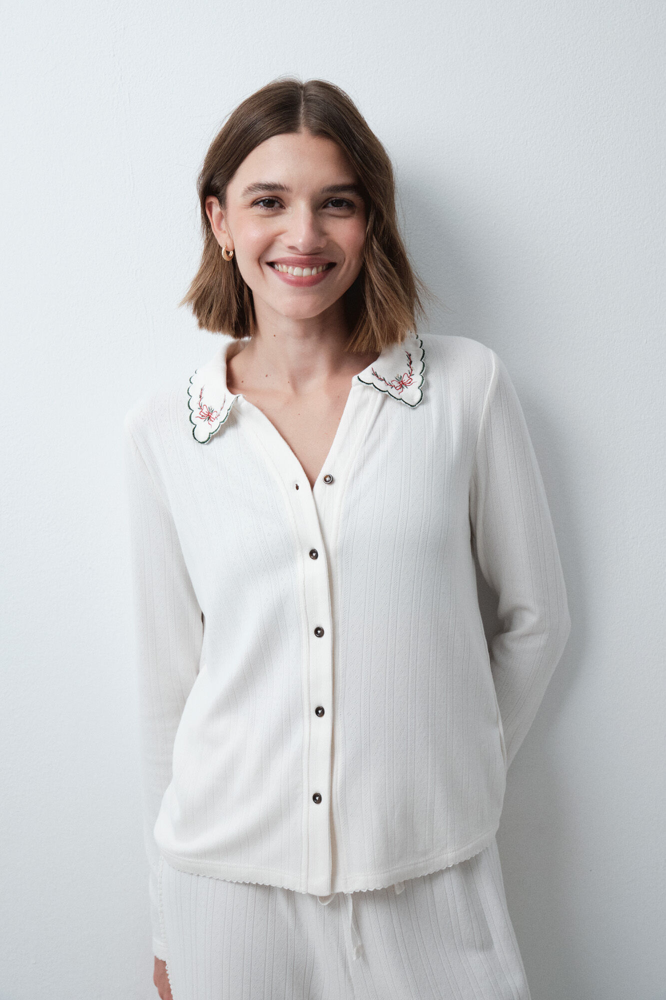 Women'secret Pijama larga cuello beb&eacute;