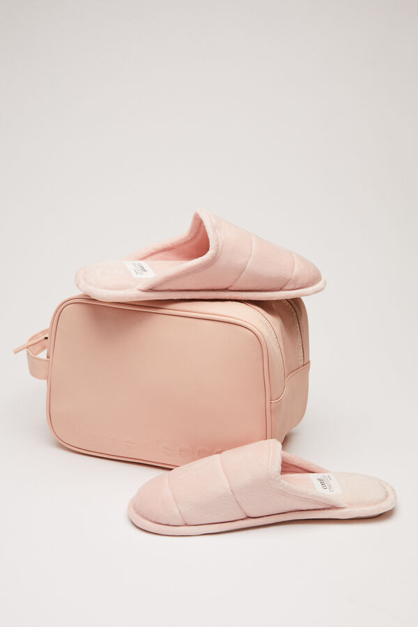 Womensecret Zapatillas casa acolchadas rosa rosa