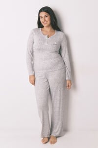 Women'secret Pijama larga con estampado animal de Miffy