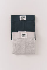 Women'secret Pack de 2 boxer liso azules azul