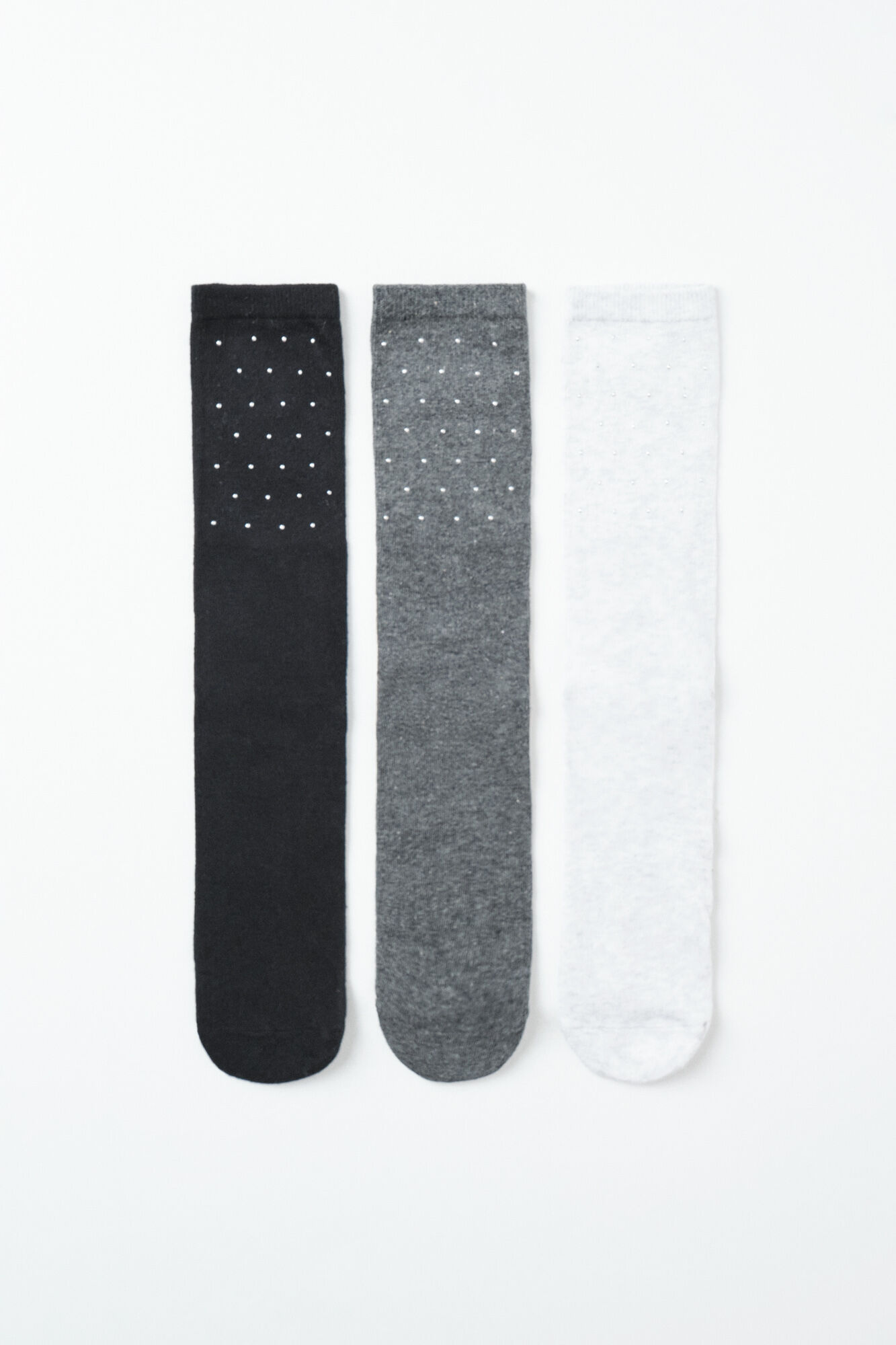 Women'secret Pack 3 calcetines largos con tachas