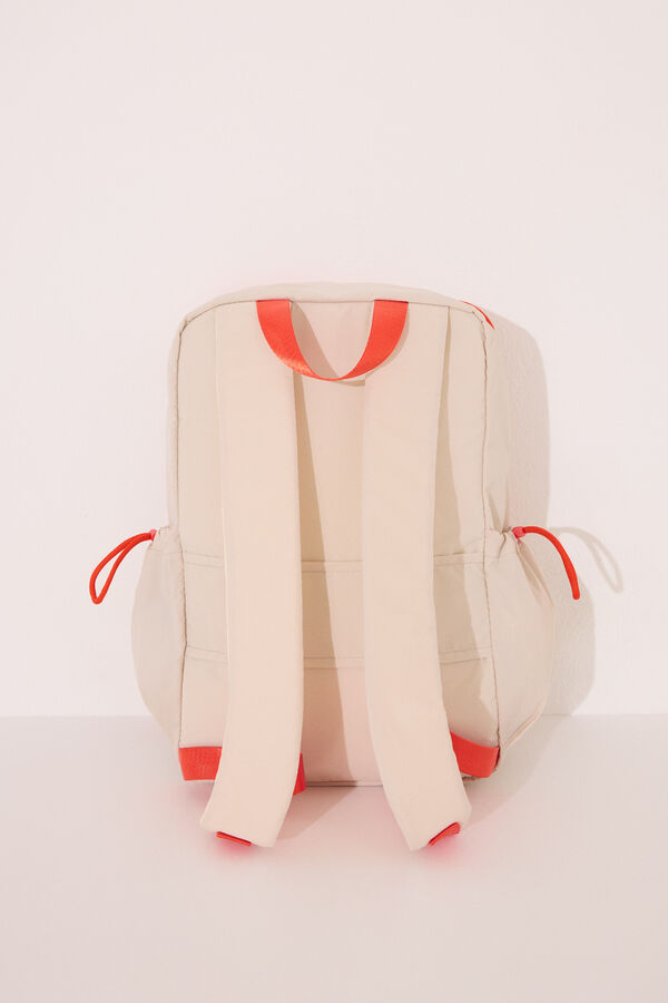 Womensecret Bolsa multiusos de nailon beige, bolsa café