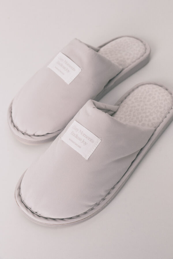 Women'secret Pantuflas acolchadas estampado