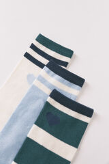 Women'secret Pack de 3 calcetines largos lisos estampado Snoopy estampado