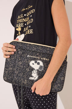 Womensecret Funda de neopreno para ordenador de Snoopy negro