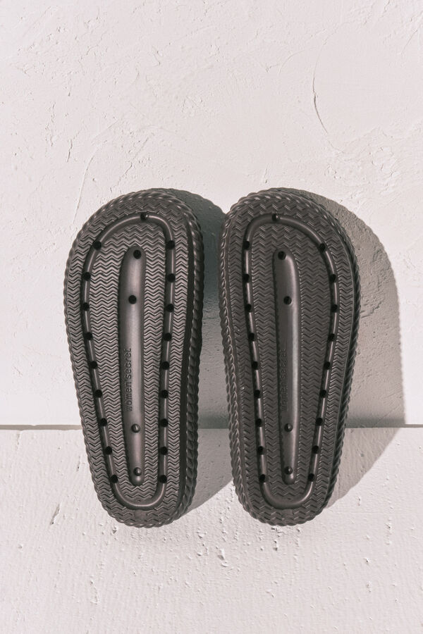 Women'secret Sandalias plataforma marr&oacute;n caf&eacute;