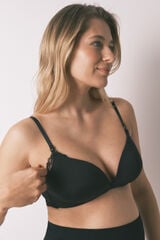 Women'secret Brasier "maternity" triangular con relleno negro CHARMING negro