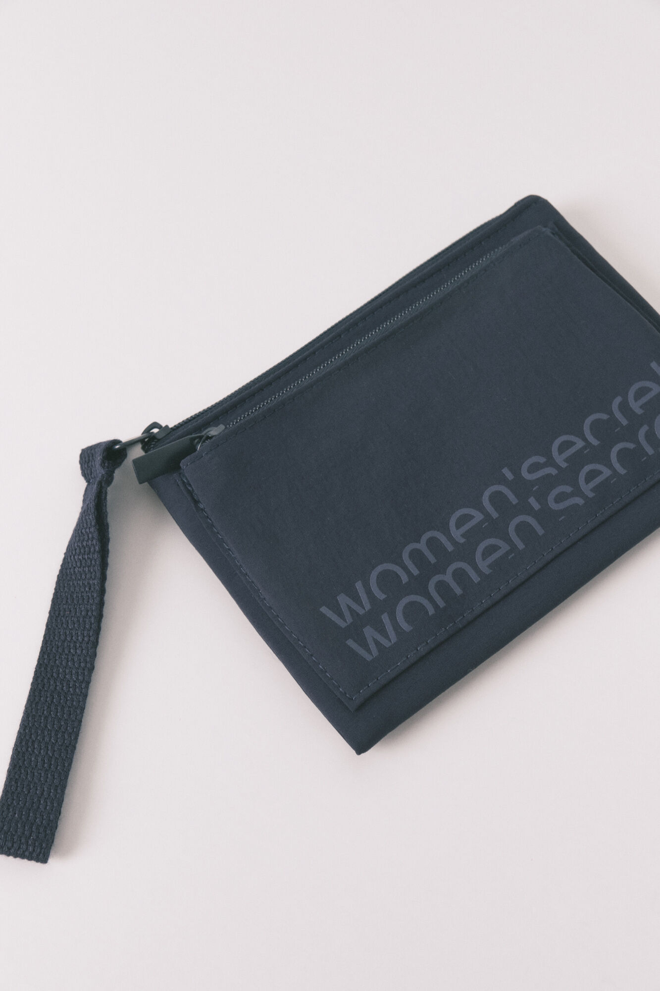 Women'secret Mini monedero de nailon azul