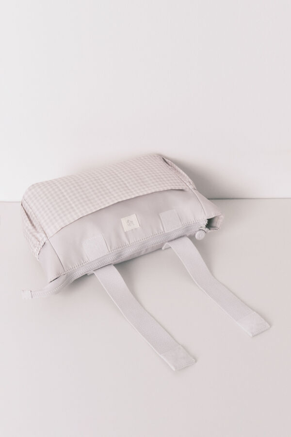 Womensecret Bolsa de premamá mediano de neceser vichy grises  gris