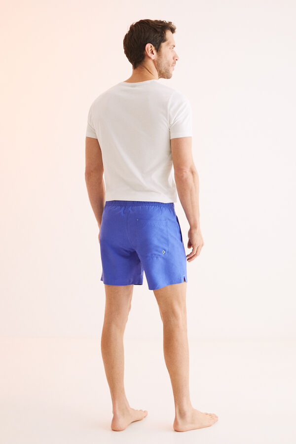 Womensecret Traje de baño hombre azul estampado