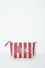 Women'secret Neceser mediano de rayas Peanuts rojo
