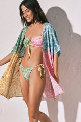 Women'secret T&uacute;nica corta abierta estampado multicolor estampado