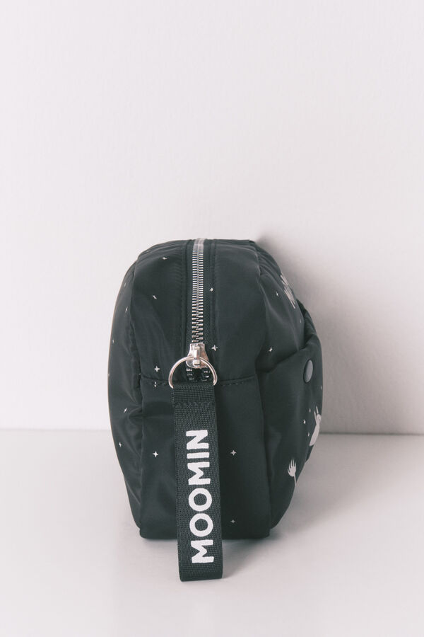 Women'secret Neceser mediano de nylon negro Moomin negro