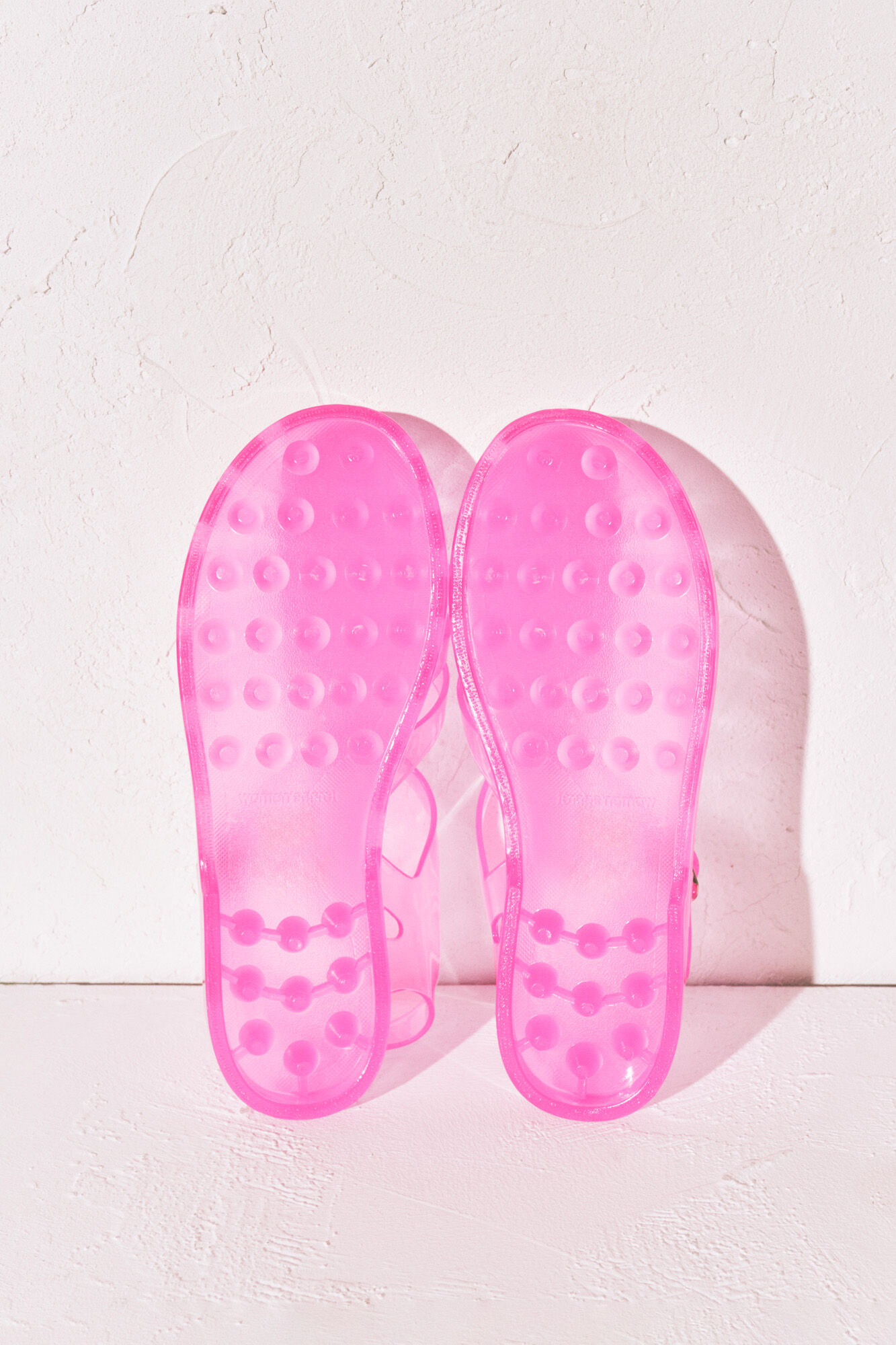 Women'secret Sandalias cangrejeras jelly rosa