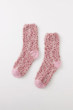 Womensecret Calcetines largos pelo rosa rosa