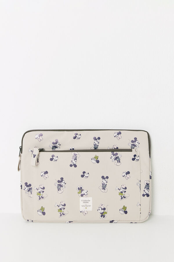 Womensecret Funda para portátil de Mickey Mouse marfil