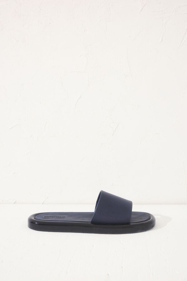 Womensecret Chanclas con pala en color azul marino azul