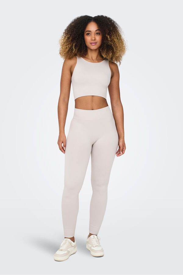 Only Play Pantal&oacute;n legging sin costuras gris