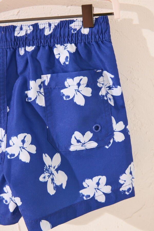 Womensecret Traje de baño para niño con estampado de flores estampado