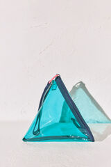 Women'secret Bolsa triangular azul verde