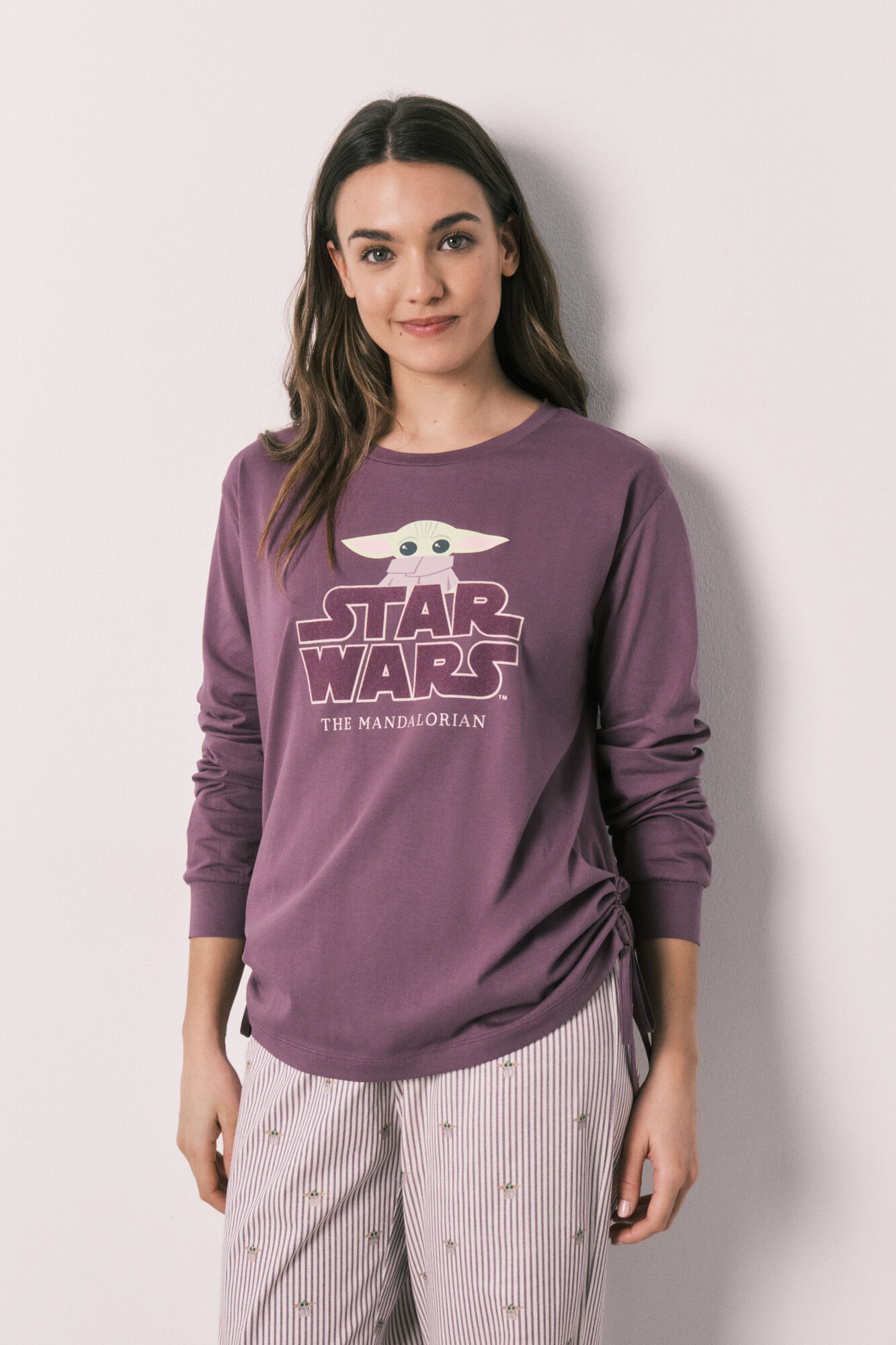 Women'secret Pijama larga de algod&oacute;n Grogu