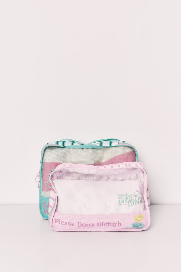 Women'secret Set de bolsas SmileyWorld&reg; estampado