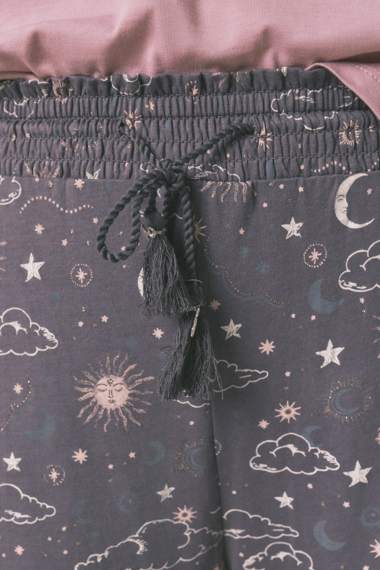 Women'secret Pantal&oacute;n largo 100% algod&oacute;n con estampado astral