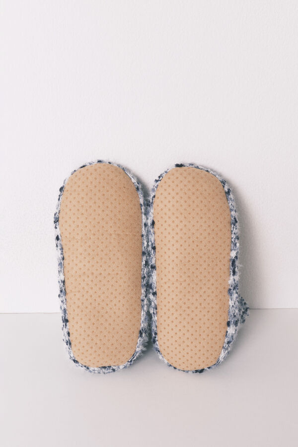 Women'secret Calcetines short de tricot azul azul