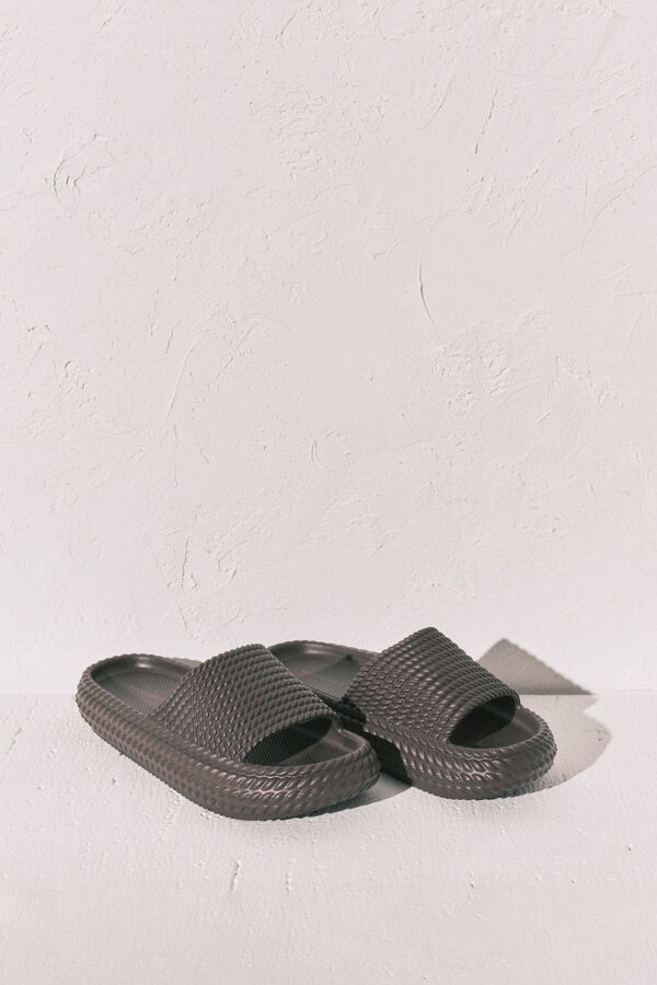 Women'secret Sandalias plataforma marr&oacute;n caf&eacute;