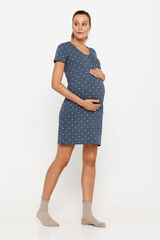 Mamalicious Camisón de premamá de doble función gris