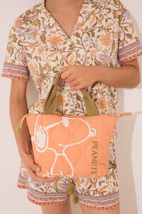 Womensecret Funda mediano de Snoopy kaki