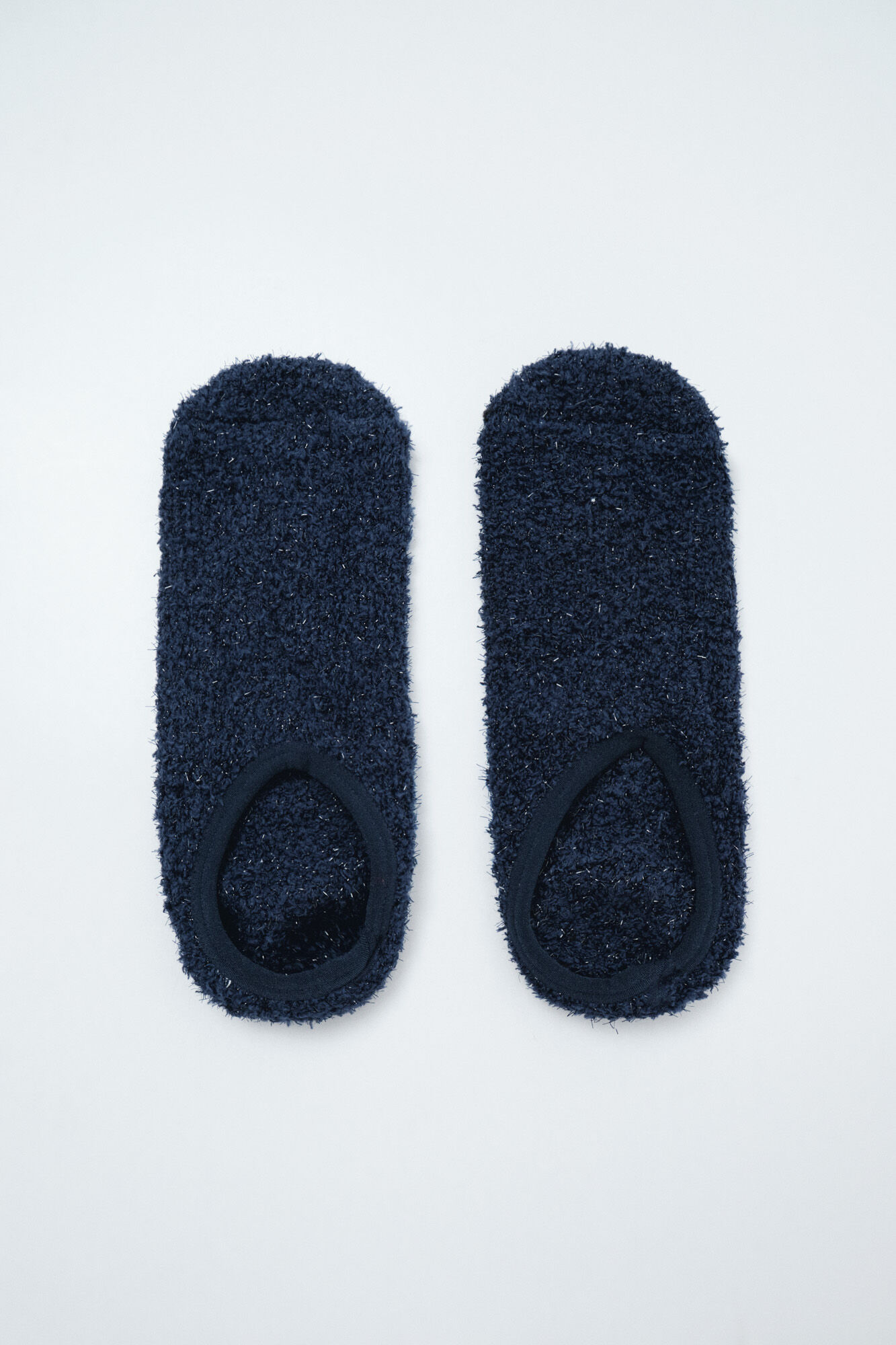 Women'secret Calcetines slip on fluffy azul